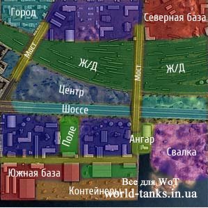 World of Tanks карта Порт