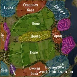 World of Tanks карта Рыбацкая бухта